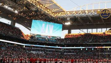 Vista General del Hard Rock Stadium antes del Super Bowl LIV, Miami, Florida. Febrero 02, 2020. 